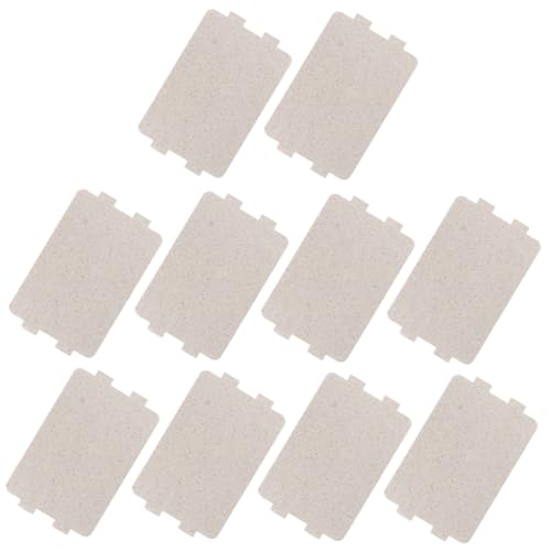 OKUMEYR Abdeckung Ersatz 10er Pack Mikrowellen-Glimmerplatten Ofen-Glimmerblatt Wärmedämmung Zubehör für Mikrowelle OKUMEYR Abdeckung Ersatz 10er Pack Mikrowellen-Glimmerplatten Ofen-Glimmerblatt Wärmedämmung Zubehör für Mikrowelle von OKUMEYR