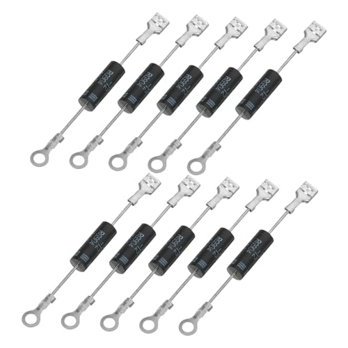 OKUMEYR Hochspannungsdiode Mit Universeller Passform 10 Stück Für Die Reparatur Und Wartung Von Mikrowellenherden OKUMEYR Hochspannungsdiode Mit Universeller Passform 10 Stück Für Die Reparatur Und Wartung Von Mikrowellenherden von OKUMEYR