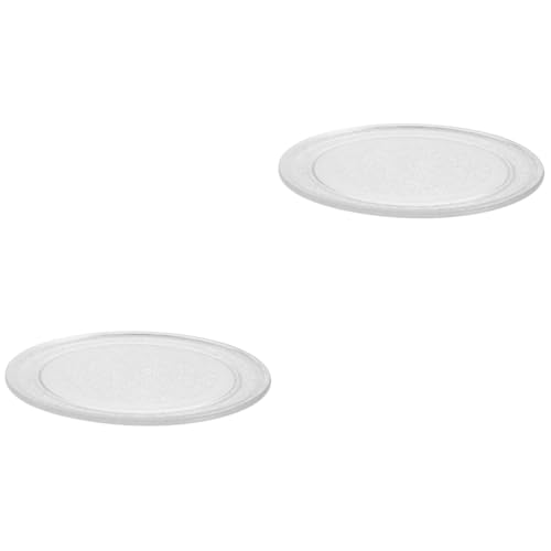 OKUMEYR 2 Stücke Mikrowelle Glas Drehteller Platte Mikrowelle Drehteller Tablett Ofen Glas Platte Mikrowelle Zubehör Ersatz OKUMEYR 2 Stücke Mikrowelle Glas Drehteller Platte Mikrowelle Drehteller Tablett Ofen Glas Platte Mikrowelle Zubehör Ersatz von OKUMEYR