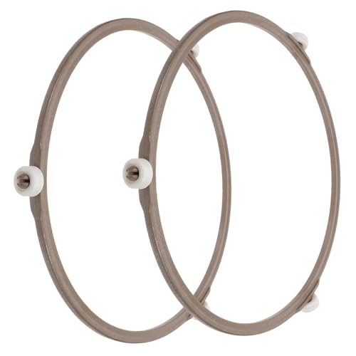 OKUMEYR 2St Plattenspielerhalterung Mikrowelle steht Drehring der Bodenplatte microwellenregal microwellen regal Radkranz aus Kunststoff Plattenteller für Mikrowellen Rollring Plastik Weiß OKUMEYR 2St Plattenspielerhalterung Mikrowelle steht Drehring der Bodenplatte microwellenregal microwellen regal Radkranz aus Kunststoff Plattenteller für Mikrowellen Rollring Plastik Weiß von OKUMEYR