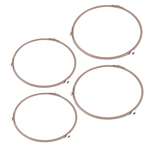 OKUMEYR Drehteller- -Set für Mikrowellenherde 4-teilig Glasplatten-Tablett-Unterstützung rutschfestes Design einfach zu installieren für gleichmäßiges Garen OKUMEYR Drehteller- -Set für Mikrowellenherde 4-teilig Glasplatten-Tablett-Unterstützung rutschfestes Design einfach zu installieren für gleichmäßiges Garen von OKUMEYR
