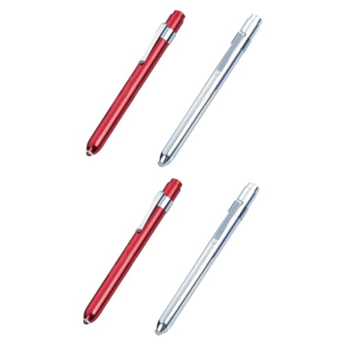 OKUMEYR 4 Stück Medizinisches Stiftlicht Wiederverwendbare Stiftlampen Pupillenlicht Geführte Krankenschwestern Led-taschenlampe Led-stiftlicht Wiederaufladbare Taschenlampe Rot OKUMEYR 4 Stück Medizinisches Stiftlicht Wiederverwendbare Stiftlampen Pupillenlicht Geführte Krankenschwestern Led-taschenlampe Led-stiftlicht Wiederaufladbare Taschenlampe Rot von OKUMEYR