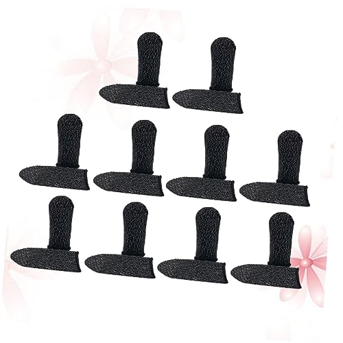 OKUMEYR Finger Für Handyspiele 10 Stück Atmungsaktiv Schweißabweisend Fingermanschetten Gaming-zubehör Bequeme Passform OKUMEYR Finger Für Handyspiele 10 Stück Atmungsaktiv Schweißabweisend Fingermanschetten Gaming-zubehör Bequeme Passform von OKUMEYR