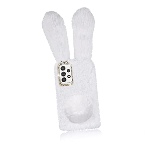 OKUMEYR Flauschige Handyhülle Handytasche Telefon weichere Hülle dekorative Handyhülle schützende Telefonhülle Schutz der telefonabdeckung Telefonschutz Handyhülle mit Hasenohren Weiß OKUMEYR Flauschige Handyhülle Handytasche Telefon weichere Hülle dekorative Handyhülle schützende Telefonhülle Schutz der telefonabdeckung Telefonschutz Handyhülle mit Hasenohren Weiß von OKUMEYR