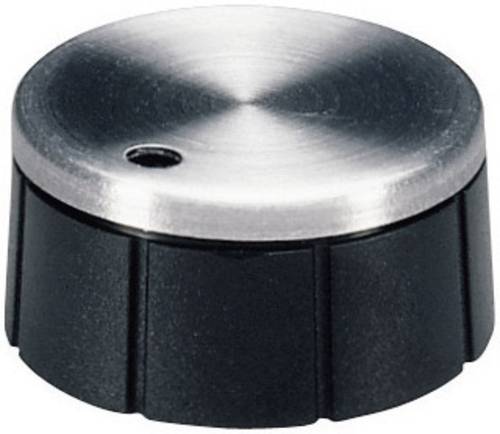 OKW A1624260 A1624260 Drehknopf Aluminium, Schwarz (Ø x H) 24mm x 12.4mm 1St. von OKW