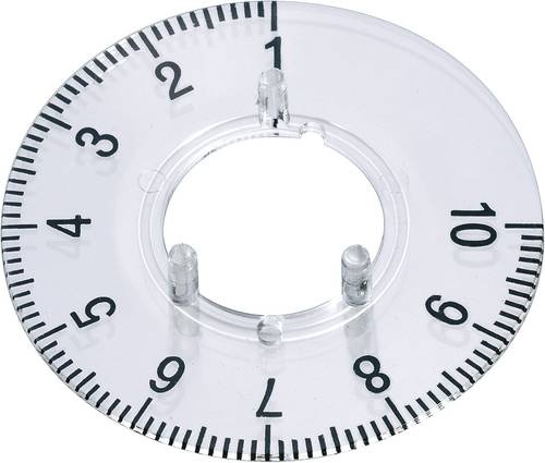 OKW A4413060 Skalenscheibe 1-10 270° Passend für Knopf Knopf 13,5mm 1St. von OKW