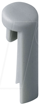 OKW TK-PIN GR - Markierungsteil für Potentiometerknopf von OKW, pastellgrau von OKW