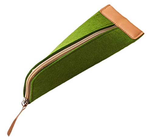 OKWIN Dreieck Filz Federmäppchen Schreibwaren Box Kosmetische Aufbewahrungstasche Organizer Tragbare Tasche für Bürobedarf Schule OKWIN Dreieck Filz Federmäppchen Schreibwaren Box Kosmetische Aufbewahrungstasche Organizer Tragbare Tasche für Bürobedarf Schule von OKWIN