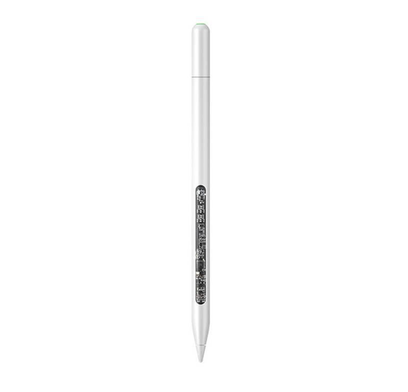 OKWISH Eingabestift Stift Stylus Pen Touchstift Pencil Touchscreen f. Apple iPad 2018-2024 (Neigungsempfindlich Magnetische Adsorption des iPads Schnellladung, Hochpräzise Handflächenerkennung Bluetooth Akkustand auf iPad) Magnetisches Pen Kompatibel mit iPad iPad Pro iPad Mini iPad Air von OKWISH