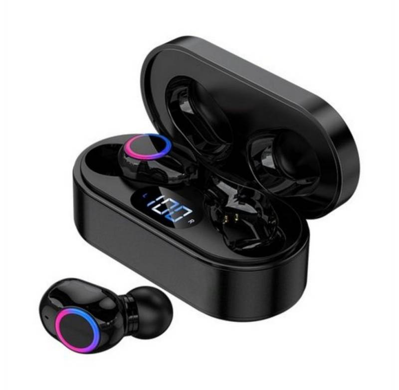 OKWISH Wireless Kopfhörer Headset Ohrhörer Earbuds Bluetooth HiFi Stereo Headset (High-Fidelity-Sound, Siri, Bluetooth, Bluetooth 5.2 wireless In-Ear-Kopfhörer Wasserdicht Ohrhörer) von OKWISH