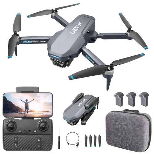 OKYUK K618 MAX Drohne mit Kamera 4K,270°Hindernisvermeidungs Drone Quadcopter mit FPV WiFi Übertragung, Einstellbare Linse, 3D Flip, Höhenhaltung, Spielzeug und Geschenke für Jungen Mädchen Anfänger OKYUK K618 MAX Drohne mit Kamera 4K,270°Hindernisvermeidungs Drone Quadcopter mit FPV WiFi Übertragung, Einstellbare Linse, 3D Flip, Höhenhaltung, Spielzeug und Geschenke für Jungen Mädchen Anfänger von OKYUK