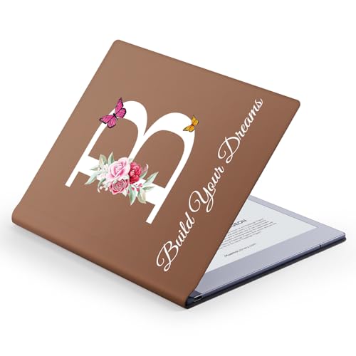 OLAIKE Personalisiert Hülle für Remarkable 2 Paper Tablet 10.3" - 2020 Release, Selbst Gestalten mit Gedrucktem Initial, Text, Monogramm, Namen und Logo (Braun) von OLAIKE
