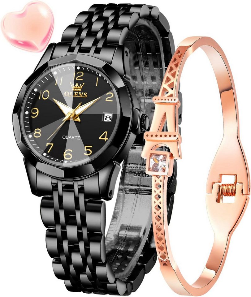 OLEVS Digitalzifferblatt Watch, Elegante mit Hochwertige Zeitlose Stilvoll und Wasserdicht Präzision von OLEVS