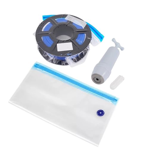 OLIREW PLA ABS TPU PETG Filament Vacuum Bag with Handle Air Pump 3D Printer Filaments Storage Bag Dryer 3D Printing Accessories (Color : Kit B 10pcs Bag Pump) von OLIREW