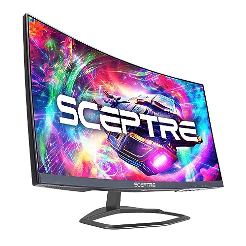 OLKIEQZ Sceptre Curved 24.5-inch Gaming Monitor up to 240Hz 1080p R1500 1ms DisplayPort x2 HDMI x2 Blue Light Shift Build-in Speakers von OLKIEQZ