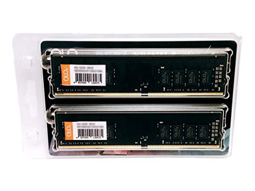 OLOy 16 GB (2 x 8 GB) DDR4 RAM 2666 Mhz C19 Unbuffered DIMM Desktop-Speichermodul für Intel (MD4U082619BZDB) von OLOy