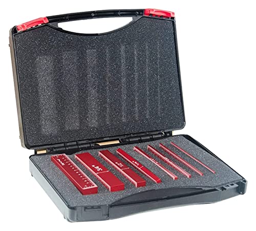 OLSDXAWQ， 8-teilige Aluminium-Setup-Stangen for Holzbearbeitungs-Setup-Router und Tischkreissägen-Zubehör, Holzbearbeitungswerkzeuge von OLSDXAWQ