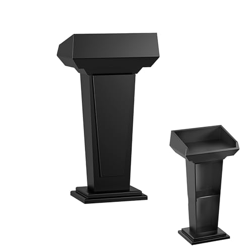 OLSDXAWQ, Kanzeln for Kirchen, Kirchenkanzel, Podium, Schreibtisch, Rednerpult, Podium for Konferenzen, Auditorium, Klassenzimmer(Black) von OLSDXAWQ