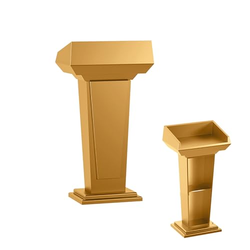 OLSDXAWQ, Kanzeln for Kirchen, Kirchenkanzel, Podium, Schreibtisch, Rednerpult, Podium for Konferenzen, Auditorium, Klassenzimmer(Gold) von OLSDXAWQ