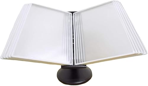 OLSDXAWQ, Wandmontierter Aktenhalter, Flip-Aktenhalter, Desktop- oder wandmontierter Präsentationsständer mit einstellbarer Neigung)(C) von OLSDXAWQ
