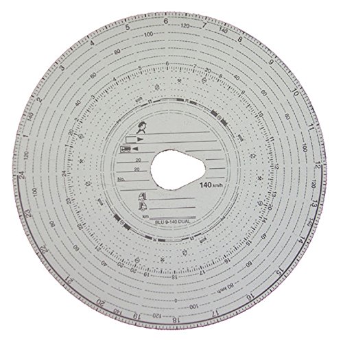 3 Packungen Tachoscheiben Diagrammscheiben bis 140 km/h Tachoblatt Kontrollscheiben 140-24 Fahrtenschreiberscheiben Tachographen von OLShop AG
