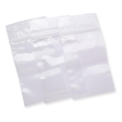 500 Stück Unicorn Druckverschlussbeutel Größe (B x H) 120 x 170 mm, Minigrip Beutel Zip transparent Material: LDPE 50my von OLShop AG