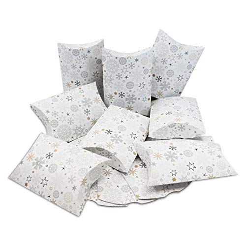 Kissenverpackung Geschenkverpackung Weihnachten Sterne 100 Stück von OLShop AG