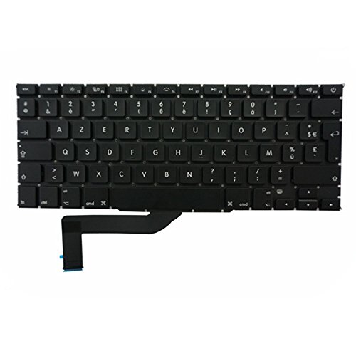 OLVINS Tastatur FR für MacBook Pro Retina 15 Zoll A1398 FR Tastatur 2013 2014 2015 von OLVINS