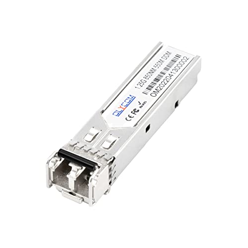 1,25G SFP 1000Base-SX 850nm Industrial MMF Multimode bis zu 550m Duplex LC DDM für den Außenbereich (10) von OLYCOM