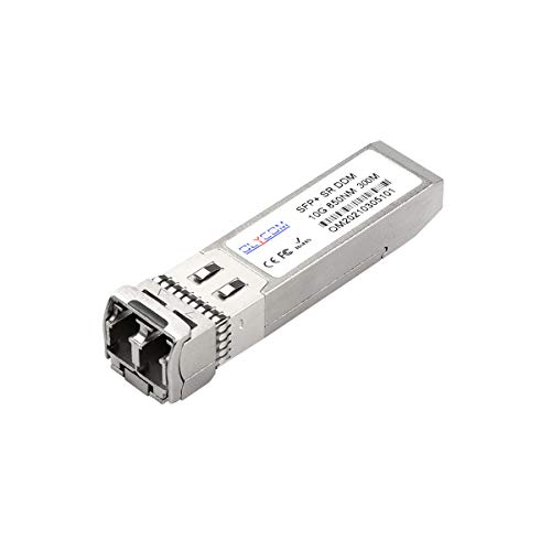 10G SFP+ LC Multimode 850nm 300m DDM 10GBase-SR SFP+ Transceiver kompatibel für Cisco SFP-10G-SR Ubiquiti UF-MM-10G und andere offene Schalter von OLYCOM