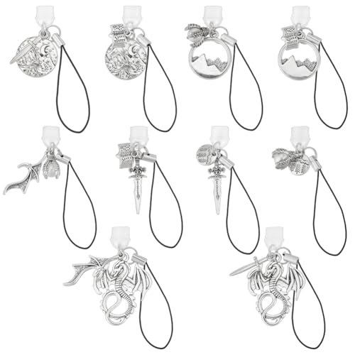 OLYCRAFT 10 Stück Staubschutz Stöpsel Mountain Staubstöpsel Charms 75 95mm Staubdichte Handy Stecker Mit Drachen Und Klauenanhängern Typ C Staubstöpsel Charm Typ C Anschlussschutz Telefonanhänger OLYCRAFT 10 Stück Staubschutz Stöpsel Mountain Staubstöpsel Charms 75 95mm Staubdichte Handy Stecker Mit Drachen Und Klauenanhängern Typ C Staubstöpsel Charm Typ C Anschlussschutz Telefonanhänger von OLYCRAFT