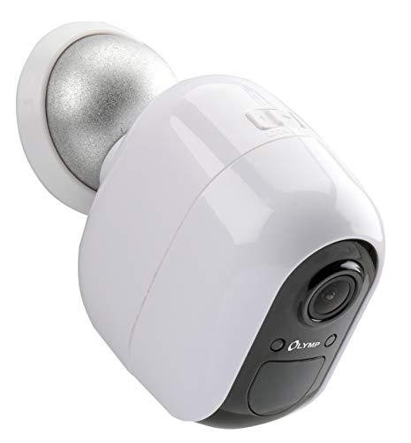 Olymp OC 1000 Kabellose Outdoor IP-Kamera für den Außenbereich - Amazon Alexa und Google Home Unterstützung, 6022 von OLYMP