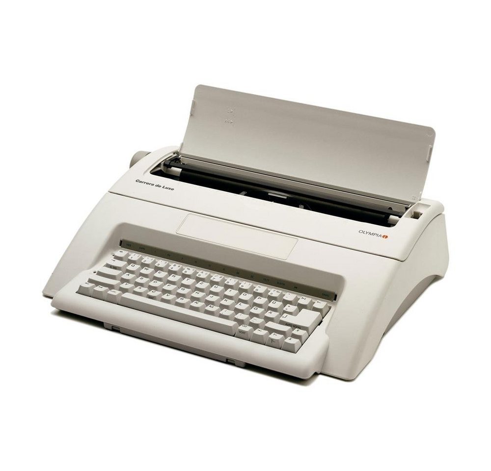 OLYMPIA OFFICE Schreibmaschine Carrera de Luxe, Elektronische Schreibmaschine, Büro, Typenrad, weiß von OLYMPIA OFFICE