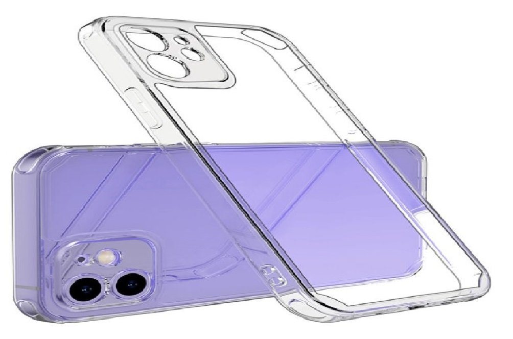 OLi Handyhülle Transparent Hart Silikonhülle Diamond Serie Unzerstörbar für iPhone 11 6.1 Zoll, Hart Silikon Bietet mehr Schutz gegen Stoß & Bildungsfrei von OLi