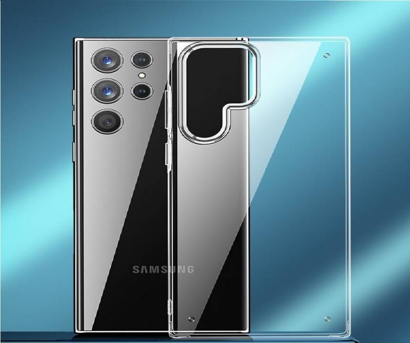 OLi Handyhülle Transparent Silikon Hülle Case Kompatibel mit Samsung Galaxy S22 Ultra 6.8 Zoll, Stoßfester Silikon Cover Clear von OLi