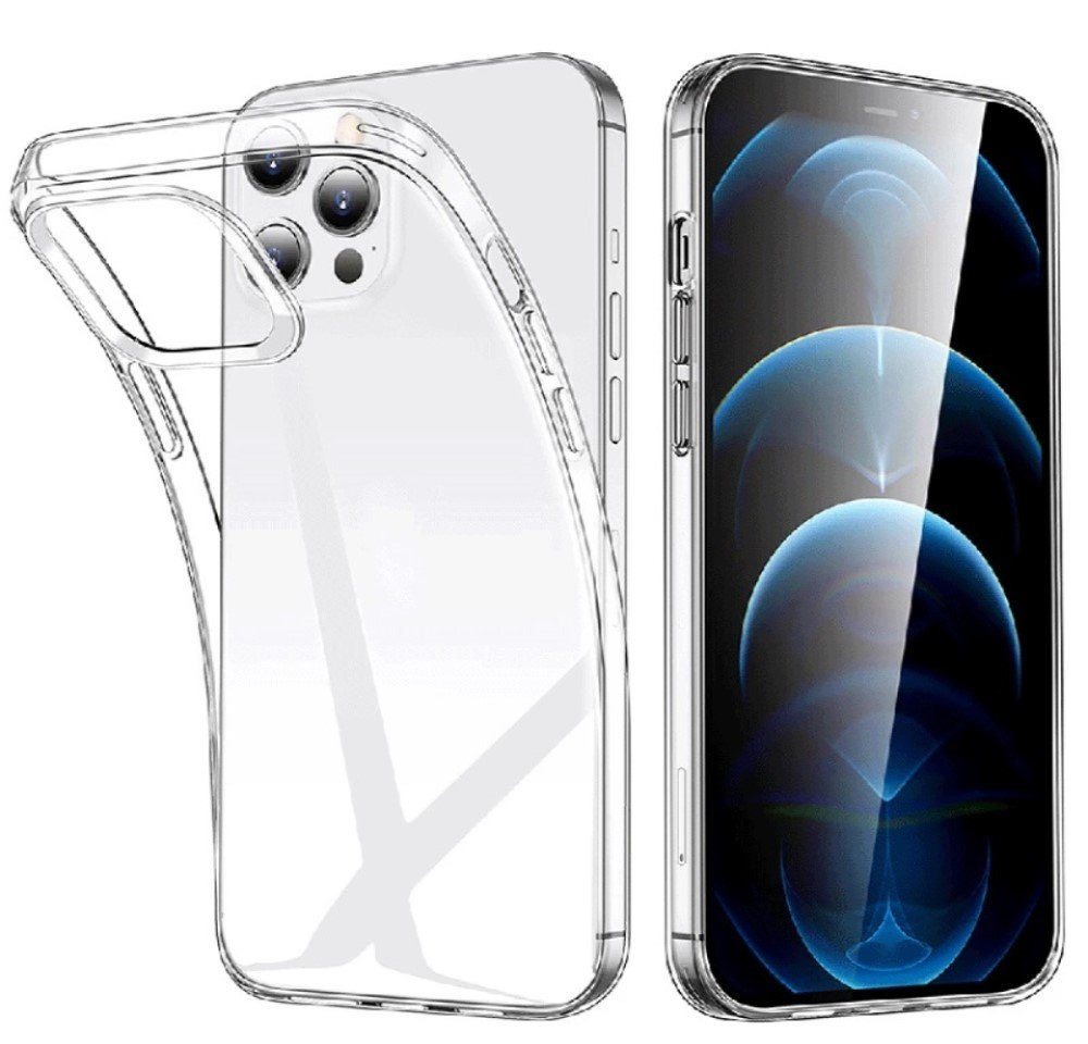 OLi Handyhülle Transparente Silikon Dünn und Weiches Kompatibel mit iPhone 15 Pro 6,1 Zoll, Stoßfeste Case Handyhülle von OLi
