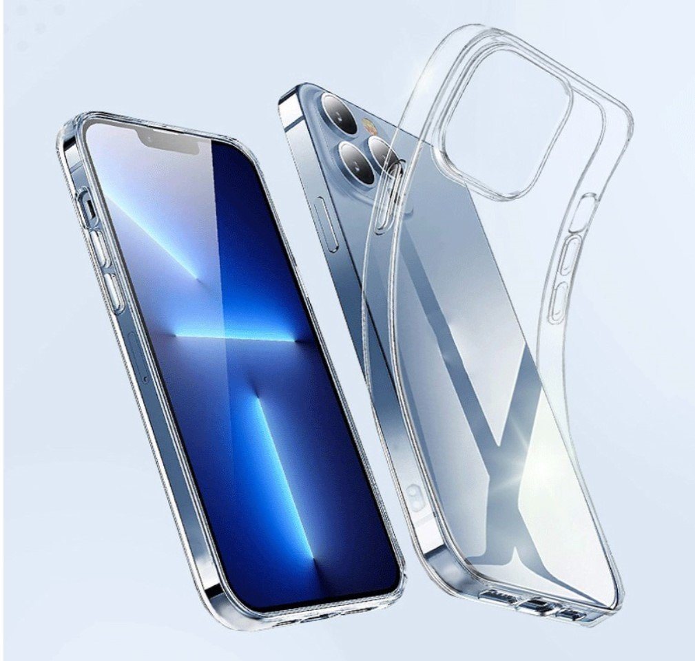 OLi Handyhülle Transparente Silikon Dünn und Weiches Kompatibel mit iPhone 15 Pro Max 6,7 Zoll, Hülle Case Stoßfeste von OLi