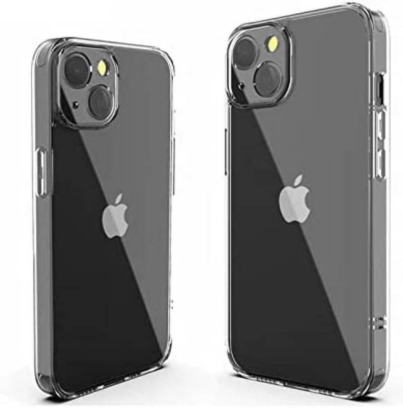 OLi Handyhülle Transparente Silikon Hülle für iPhone 13 Mini 5.4 mit Kamera Schutz 5.4 Zoll, Stoßfest Cover Case Clear von OLi