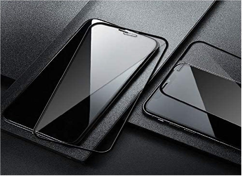 OLi Schutzfolie 2X Displayschutz Glas 10D für Iphone X/XS/ 11 pro, (Spar Set, 2-St), Komplet deckend Panzer Glas von Rand bis zum Rand von OLi