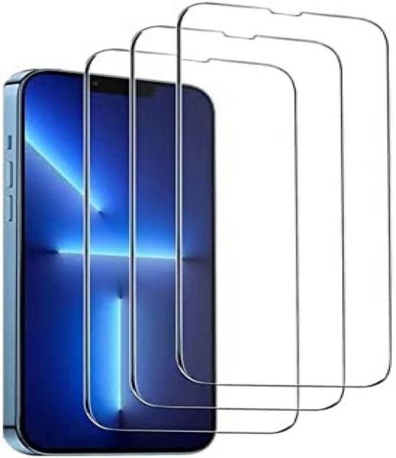 OLi Schutzfolie 3 Stück für IPhone 13 Mini 5.4 Displayschutzglas, 9H Härte, (Spar Set, 3-St), Schutzglas von OLi