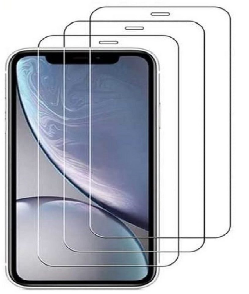 OLi Schutzfolie 3X Displayschutz Glass Kompatibel mit IPhone 12 Mini Hartglas, (Spar-Set, 3-St), Hartglas, Panzer glas,Schutz Glas von OLi