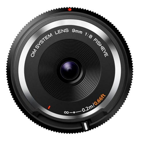 OM SYSTEM Body Cap Objektiv 9mm 1:8.0 Fisheye, geeignet für alle MFT-Kameras Olympus, Panasonic, schwarz OM SYSTEM Body Cap Objektiv 9mm 1:8.0 Fisheye, geeignet für alle MFT-Kameras Olympus, Panasonic, schwarz von OM SYSTEM
