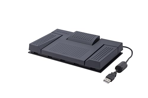 OM SYSTEM Fußschalter USB RS28N mit 3 Pedalen von OM SYSTEM