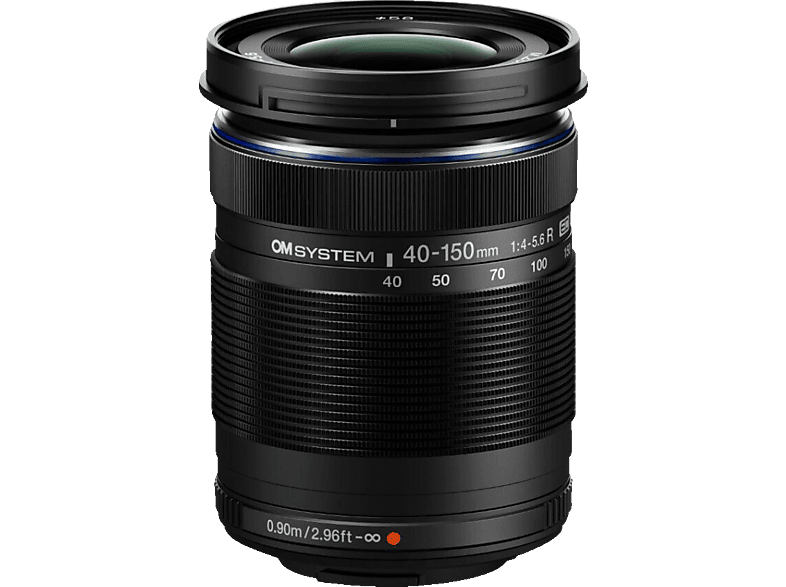 OM SYSTEM M. Zuiko Digital 40-150mm f/4-5.6 R Objektiv 40 mm - 150 f./4.0-5.6 (Telezoom für Micro-Four-Thirds, Schwarz) von OM SYSTEM