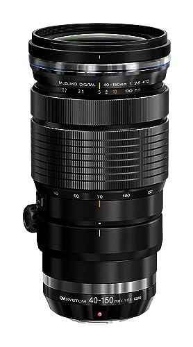 OM SYSTEM M.Zuiko Digital ED 40-150mm F2.8 PRO Objektiv, Telezoom, geeignet für alle MFT-Kameras (Olympus OM-D & Pen Modelle, Panasonic G-Serie), schwarz von OM SYSTEM