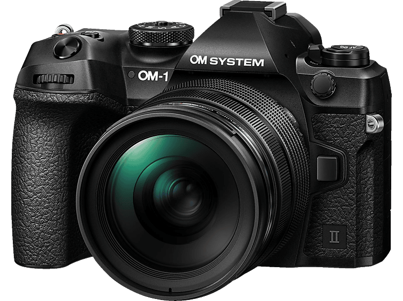 OM SYSTEM OM-1 Mark II Kit Systemkamera mit Objektiv 12-40 mm, 7,6 cm Display Touchscreen, WLAN von OM SYSTEM