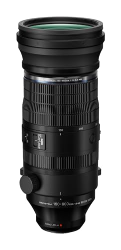 OM System M.Zuiko Digital ED 150–600 mm F5.0–6.3 ist für Micro Four Thirds Systemkamera, Outdoor-Vogelwelt, wetterversiegeltes Design, Teleobjektiv kompatibel mit Telekonverter von OM SYSTEM