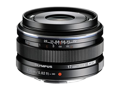 OM System Olympus M.Zuiko Digital 17 mm F1.8 schwarz für Micro Four Thirds Systemkamera, kompaktes Design, schönes Bokeh, hell OM System Olympus M.Zuiko Digital 17 mm F1.8 schwarz für Micro Four Thirds Systemkamera, kompaktes Design, schönes Bokeh, hell von OM SYSTEM