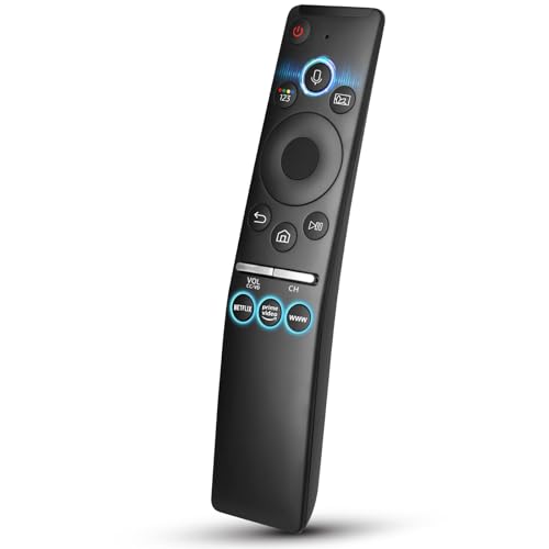 Voice Replacement für Samsung-Smart-TV-Fernbedienung, kompatibel für alle Samsung TVs mit Sprachfunktion, mit Shortcut-Tasten Voice Replacement für Samsung-Smart-TV-Fernbedienung, kompatibel für alle Samsung TVs mit Sprachfunktion, mit Shortcut-Tasten von OMAIC