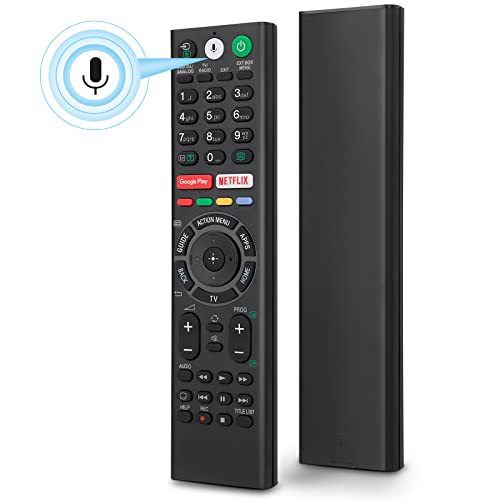 Sprachgesteuerte Ersatzfernbedienung für Sony-TV-Remote，für Sony-TVs und Sony-Bravia-TVs，für alle Sony 4K UHD LED LCD HD Smart TVs von OMAIC